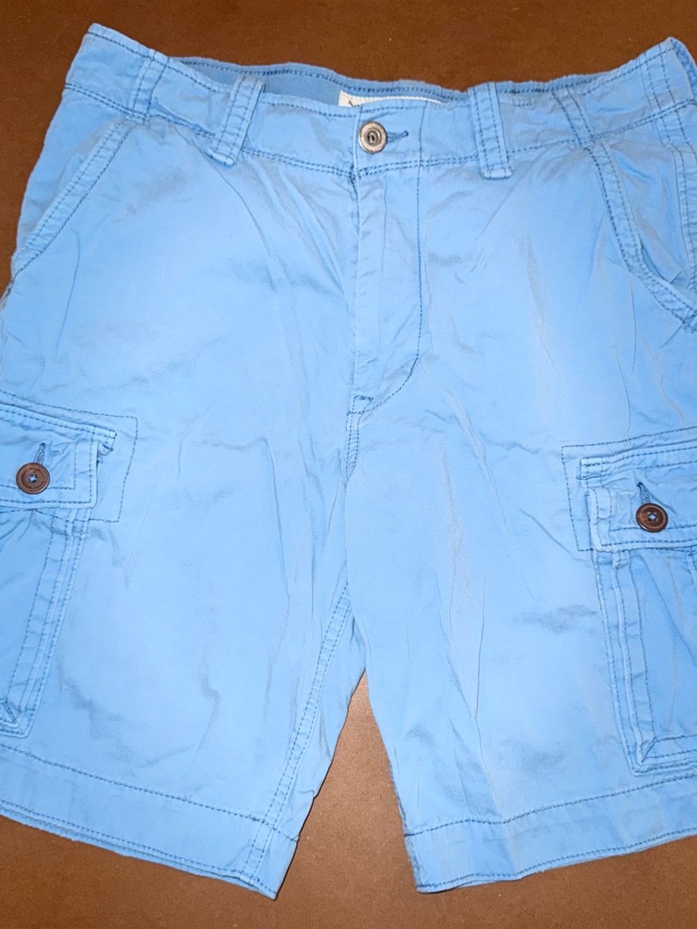 American Eagle Outfitters Light Blue Men's Cargo Shorts